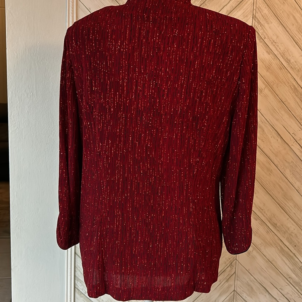 Alex Evenings Open Front Jacket W/Matching Tank T… - image 5